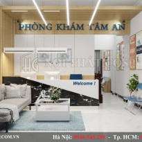 Thiết kế nội thất phòng khám Tâm An – Hoàng Mai, Hà Nội